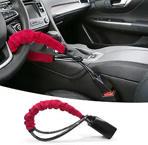 Car Steering Wheel and Seat Belt Lock – Compact Anti-Theft Security Device for Vehicles
