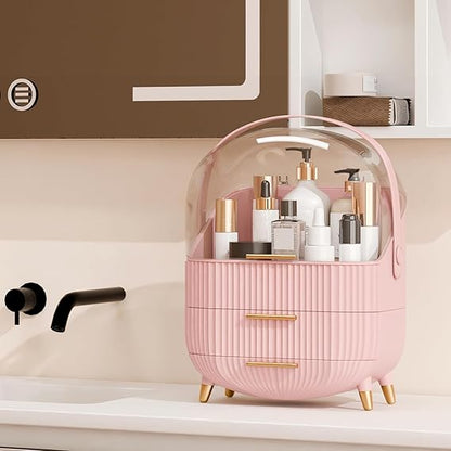 Organiser for Makeup & Skincare | Large Makeup Organisers with Dust-Proof Cover