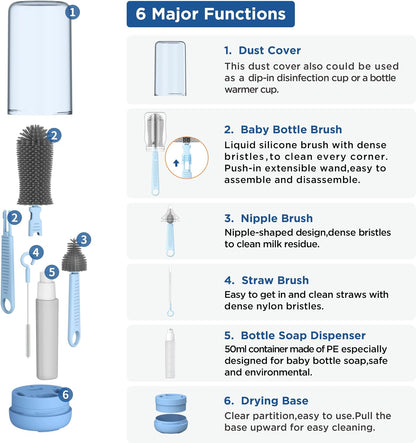Baby Bottle Cleaning Brush Set