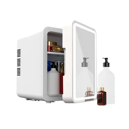 Compact Makeup Fridge: Cooler & Warmer for Car Use