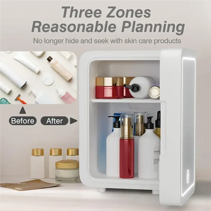 Compact Makeup Fridge: Cooler & Warmer for Car Use