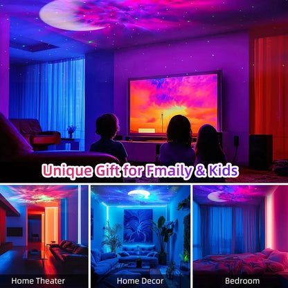 Astronaut Galaxy Star Projector Night Light with Remote Control- Bluetooth Speaker